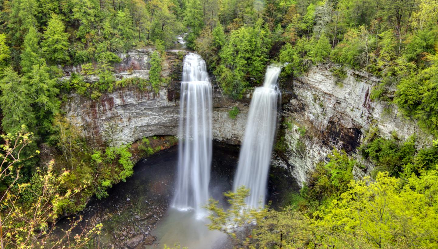 Fall Creek Falls, Coon Creek Falls, Van Buren County, Tennessee.